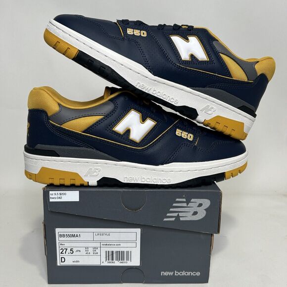 New Balance Shoes 550 “Michigan/Navy Yellow” 2024